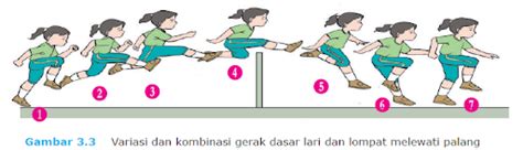 Materi Pjok Variasi Dan Kombinasi Gerak Dasar Jalan Lari Lompat Dan