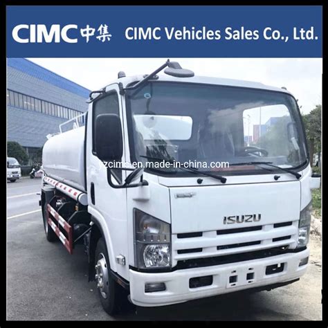 Isuzu Nqr 4HK1 Road Street Water Tank Bowser Tanker Sprinkler Truck