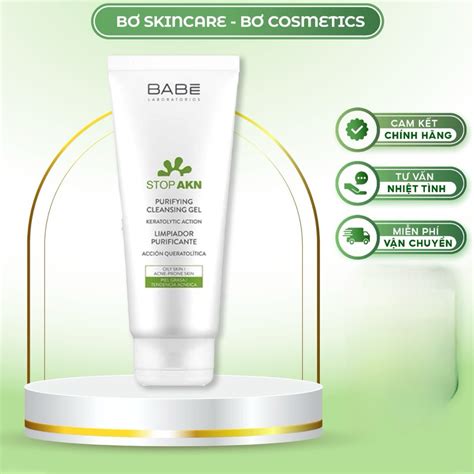 VOUCHER 50K SỮA RỬA MẶT BABE STOP AKN PURIFYING CLEANSING GEL 200ml