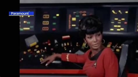 Actress Nichelle Nichols Known As Lt Uhura On Original Star Trek