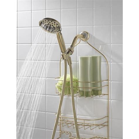 Aquasource Easy Install Polished Brass Spray Handheld Shower At Lowes