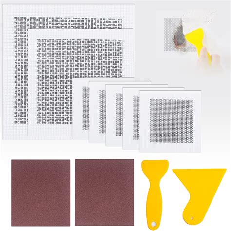 Buy Wall Repair Kit Pcs Plasterboard Wall Patches Includes Pcs