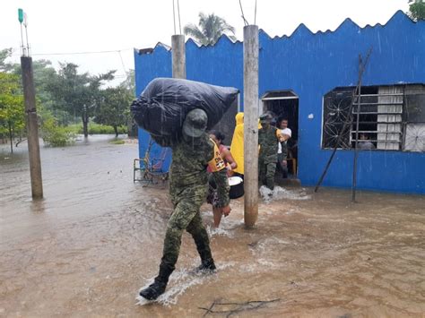 La Jornada Aplican El Plan DN III E En Tabasco Por Fuertes Lluvias