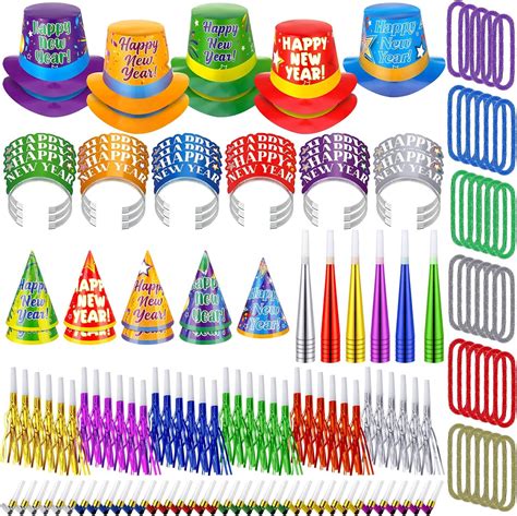 Amazon Syhood 180 Pcs 2024 New Years Eve Party Supplies Colorful