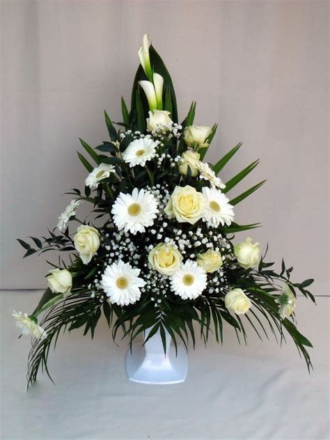 Beautiful Latest Ikbana Fresh Flower Arrangement Funeral Flower