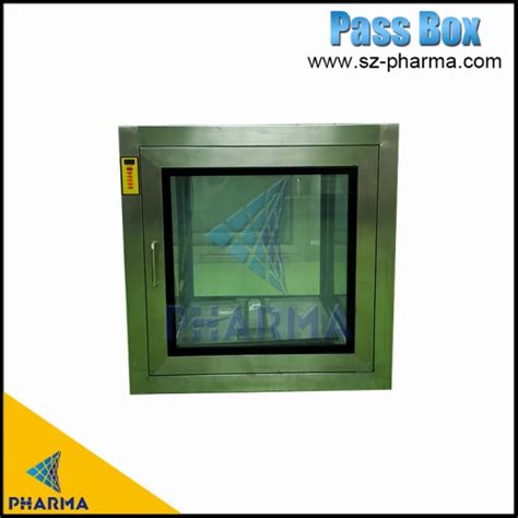 Iso Cleanroom Pass Box For Gmp Pharmaceutical Industry Sus Interlock