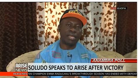 Charles Soludo Speaks To Arise News After Anambra Election Win Arise News