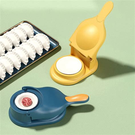 2 In 1 Dumpling Maker Machine Dumpling Mold Manual Dumplings Skin Press