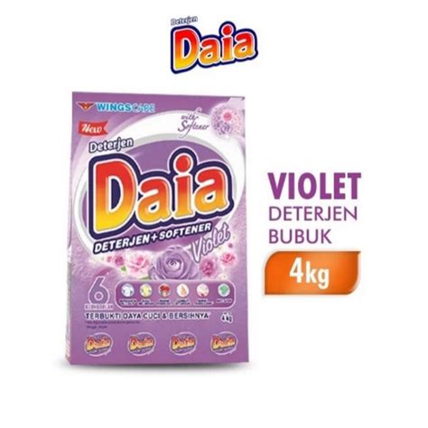 Jual Daia Deterjen Bubuk Violet Passion Putih Hijab Kg Shopee