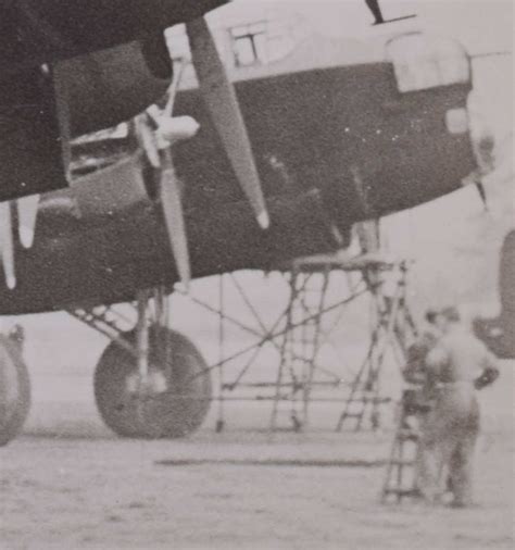 Lancaster Bomber Original Photograph Several From A Starboard Wing For
