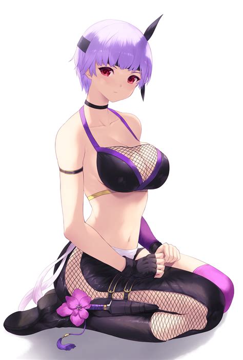 Busty Hentai Girl Alluring Asymmetrical Legwear Ayane Doa Big