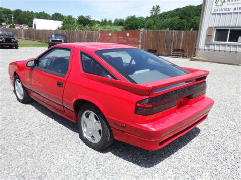 Dodge Daytona Hatchback 1991 Red For Sale 1B3XG74J1MG156701 1991 DODGE