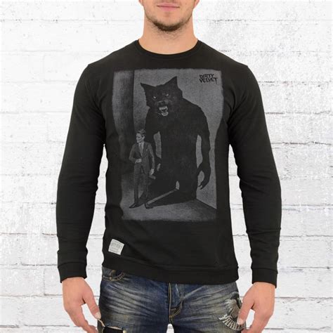 Jetzt Bestellen Dirty Velvet Sweater Herren Shadowman Schwarz