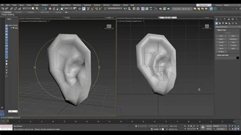3Ds Max 기초 캐릭터 얼굴 모델링5 귀모델링 YouTube
