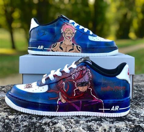 Jujutsu Kaisen Satoru Gojo X Sukuna Air Force 1 Custom Daniel Customs