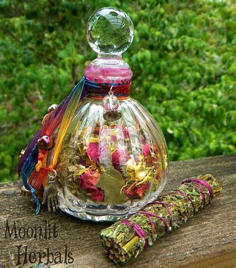 Witch S Sight Spell Bottle And Mugwort Bundle By Moonlitherbals