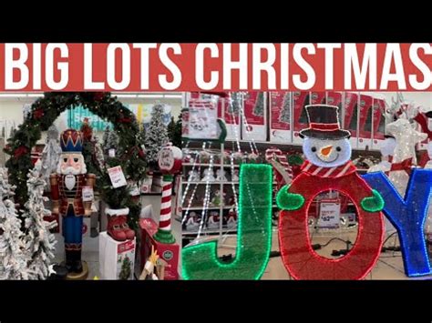 Big Lots Christmas Shop With Me Youtube