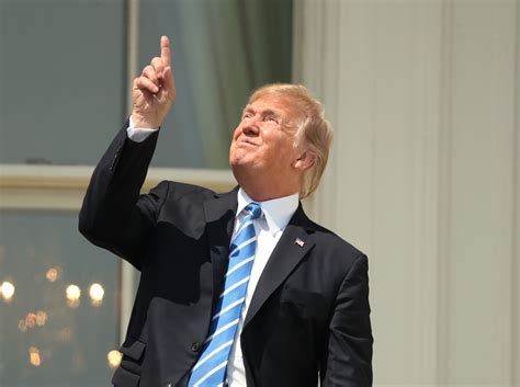 Donald Trump Solar Eclipse Photo Becomes Internet Meme Time