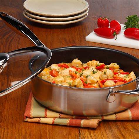 Nonstick Clad // Saute Pan + Lid - Swiss Diamond - Touch of Modern