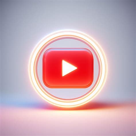 Premium Photo Youtube Logo Icon Isolated 3d Render Illustration