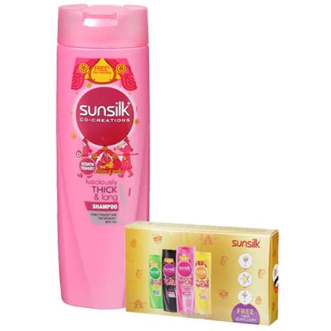 Buy Sunsilk Lusciously Thick And Long Shampoo Free Hair Jewellery 180