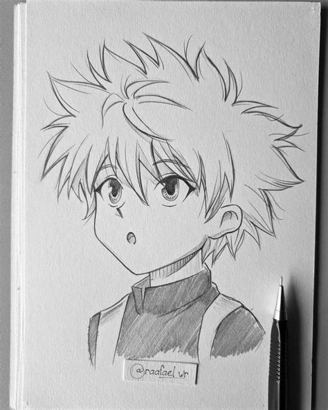 😍killua😍 Anime Sketch Anime Drawing Books Anime Character Drawing