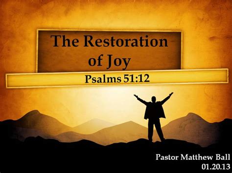 The Restoration of Joy – Faith Apostolic Church