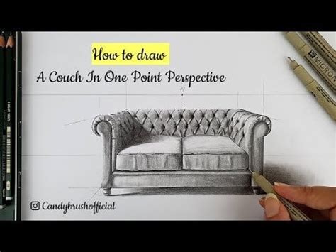 How to Draw A Couch In One Point Perspective | Step By Step : r/DeviantArt