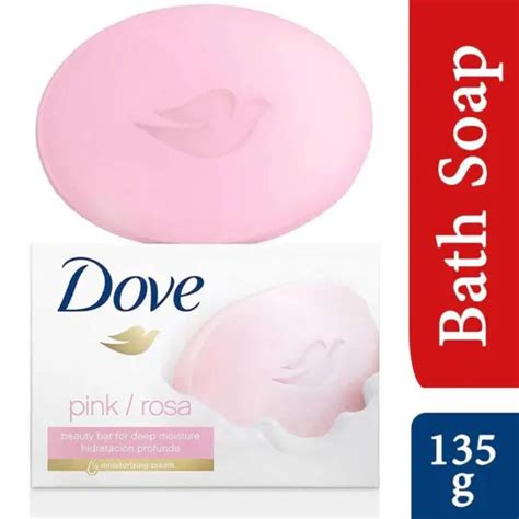 Pack Of 3 Dove Soap Original Beauty Cream Bar Pink Germany 135gm