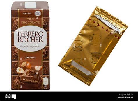 Milk Chocolate Ferrero Rocher Chocolate Bar Original The Golden