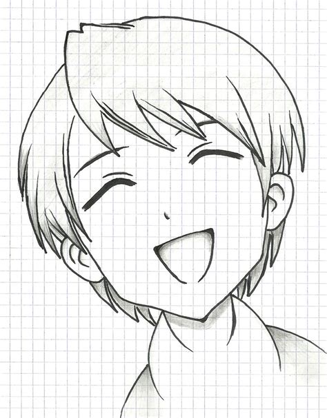 Laughing Manga Boy By Auroryndragon On Deviantart