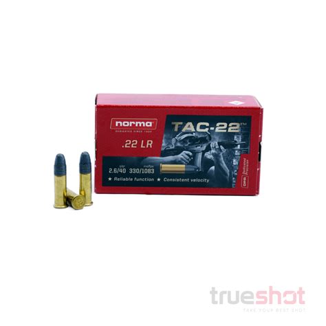 Norma Tac 22 22 Long Rifle 40 Grain Lrn