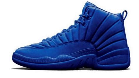 Air Jordan 12 Premium Deep Royal Blue First Look Youtube