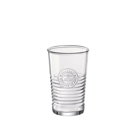 Bormioli Rocco Officina 1825 16 Oz Cooler Drinking Glasses Set Of 4 Bormioli Rocco Usa