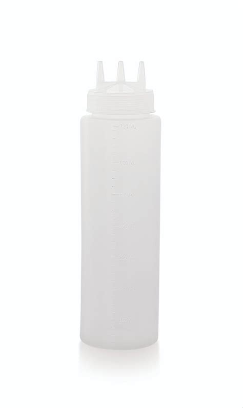 Virgin Plastic Enrich Triple Nozzle Squeeze Bottle Sauce Bottle Ml