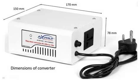 Axvolt Grand 300w Copper Step Down Transformer 220v To 110v Voltage Converter For Us Appliances