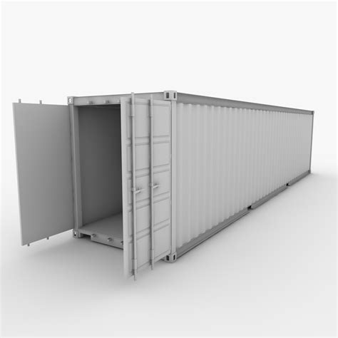 shipping container 3d 3ds