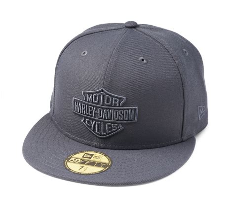 Men S Tonal Bar Shield Logo 59FIFTY Cap Harley Davidson USA