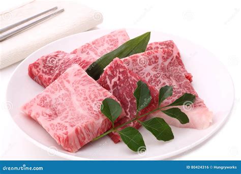 Wagyu Kobe Beef Japanese Marbled Beef Stock Photo Image Of Osaka