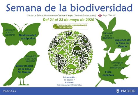 Día De La Biodiversidad Programación 2021 Centro De Educación Ambiental De Casa De Campo