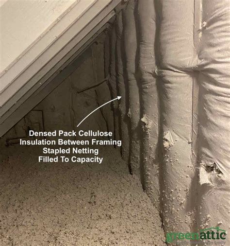 Insulate Attic Knee Wall Spray Foam Cellulose Ventilation