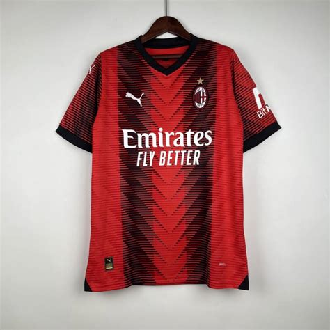 Camiseta AC Milan Primera Equipación 2023 2024 Aquí