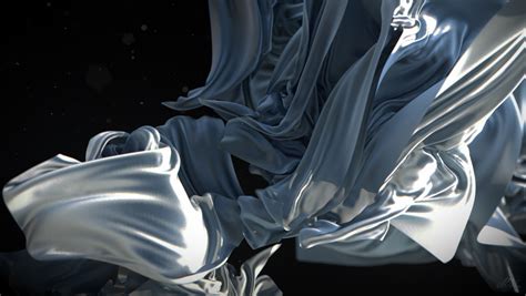 Silver Silk X Particles Cycles D Cinema D Behance Behance