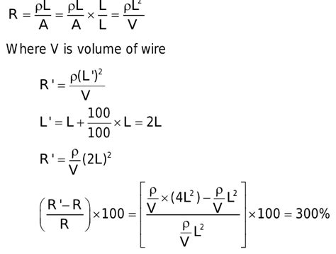 The Length Of A Given Cylindrical Wire Is Increased By