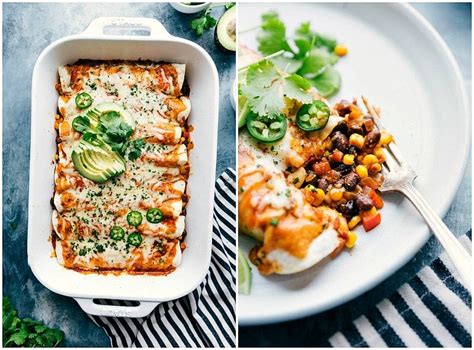 Vegetarian Enchiladas Black Bean Corn Chelsea S Messy Apron