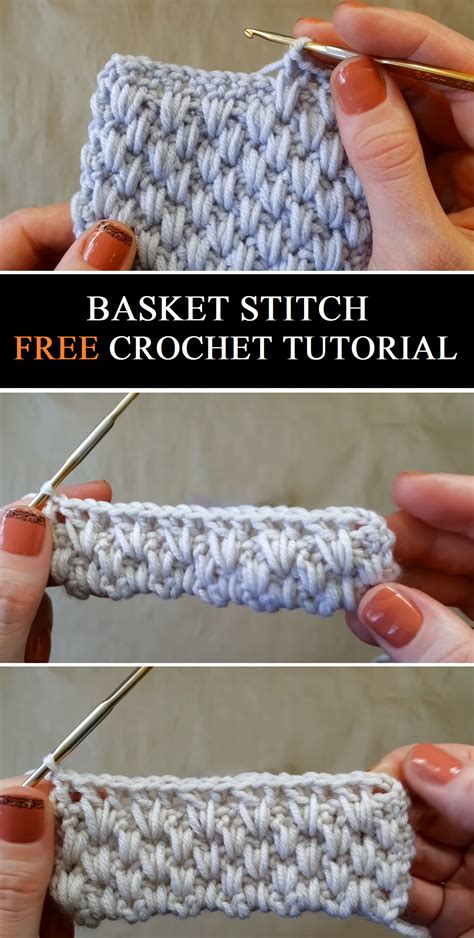 Basket Stitch – Free Crochet Tutorial – Design Peak