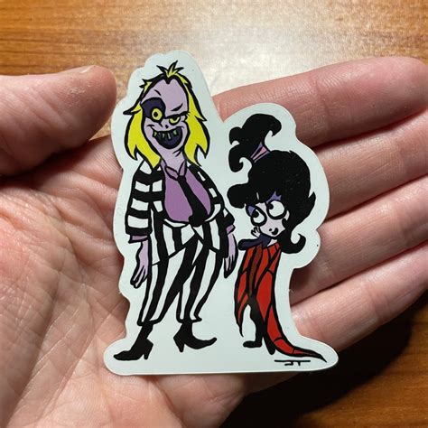 Beetlejuice Sticker Etsy