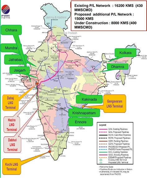 LNG Terminal Map