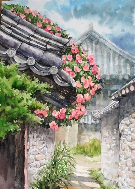 남일 수채화 Gallery Water Painting Watercolour Painting Watercolor Flowers