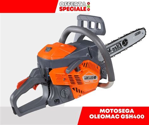 Motosega Professionale A Scoppio GSH400 Oleomac